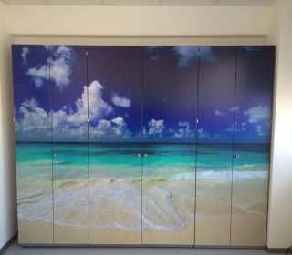 Folierung Schrank