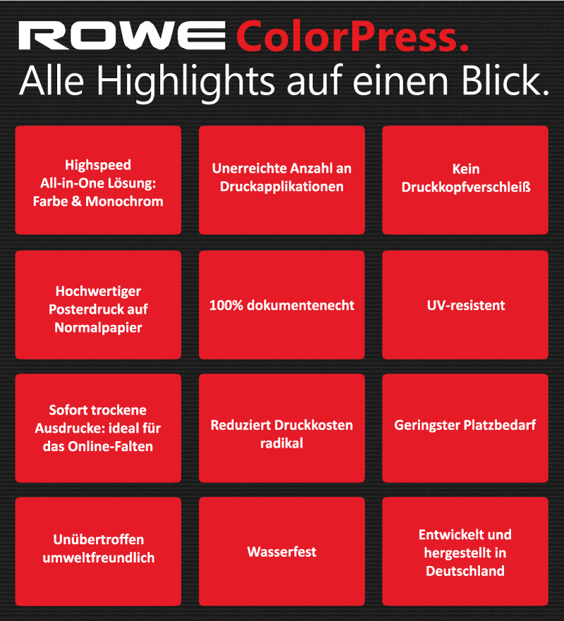 ROWE ColorPress Highlights