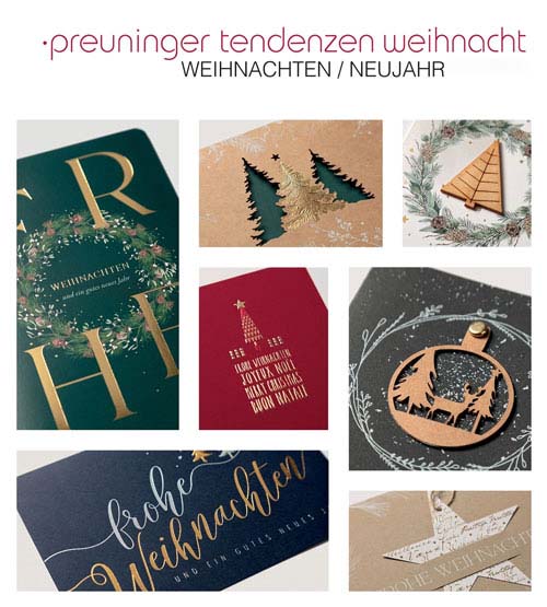 Weihnachtskarten Tendenzen