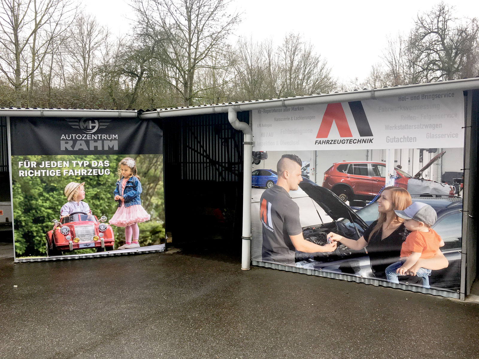 Außenbanner AM Fahrzeugtechnik