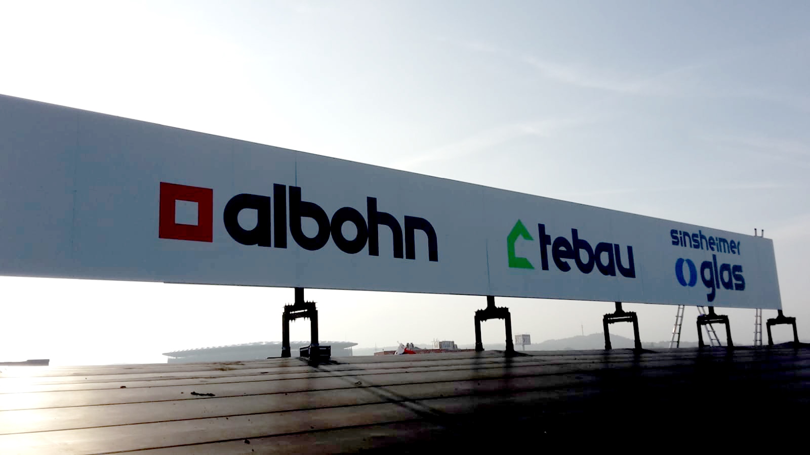 Dachwerbeanlage AlBohn Sinsheim