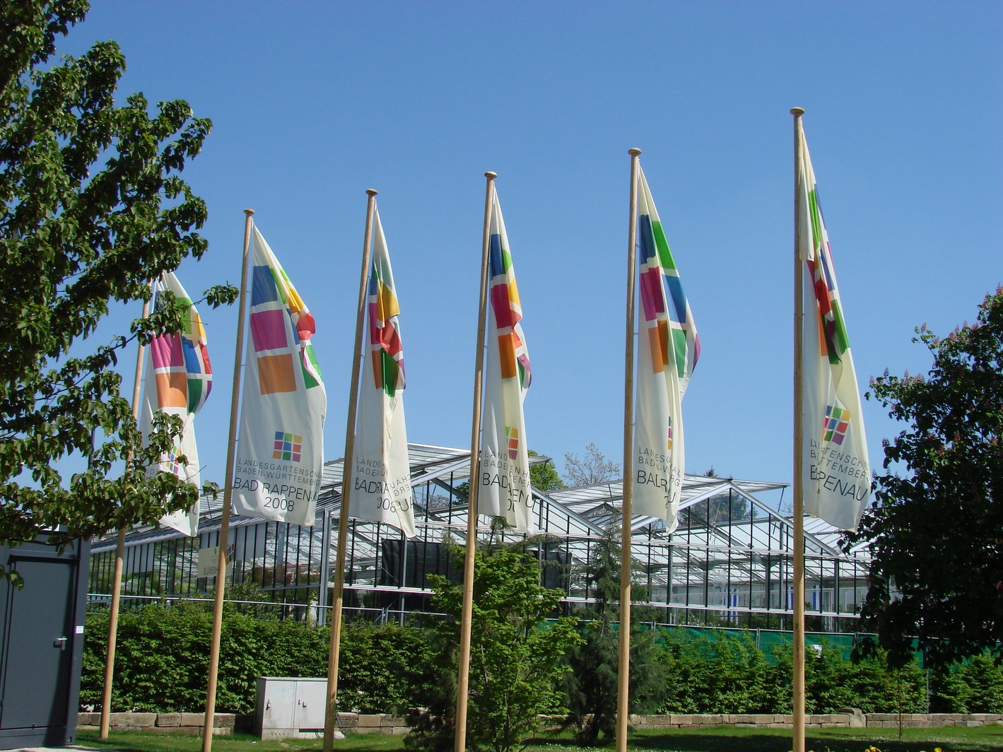 Fahnen Landesgartenschau Bad Rappenau