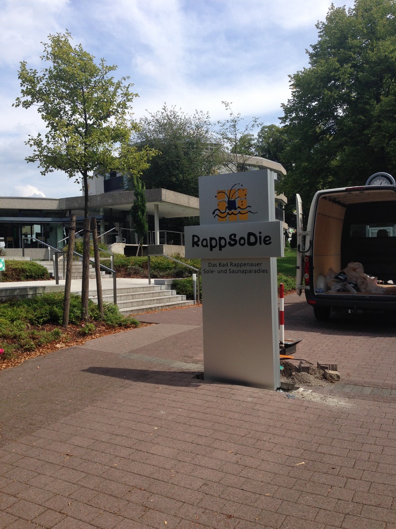 Werbepylon Rappsodie Bad Rappenau