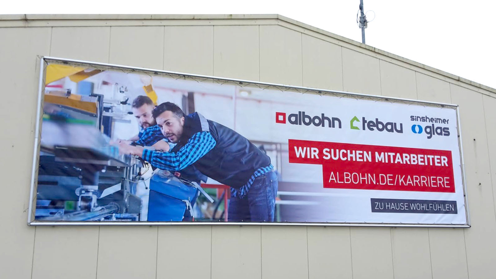 Bannerrahmen AlBohn Sinsheim
