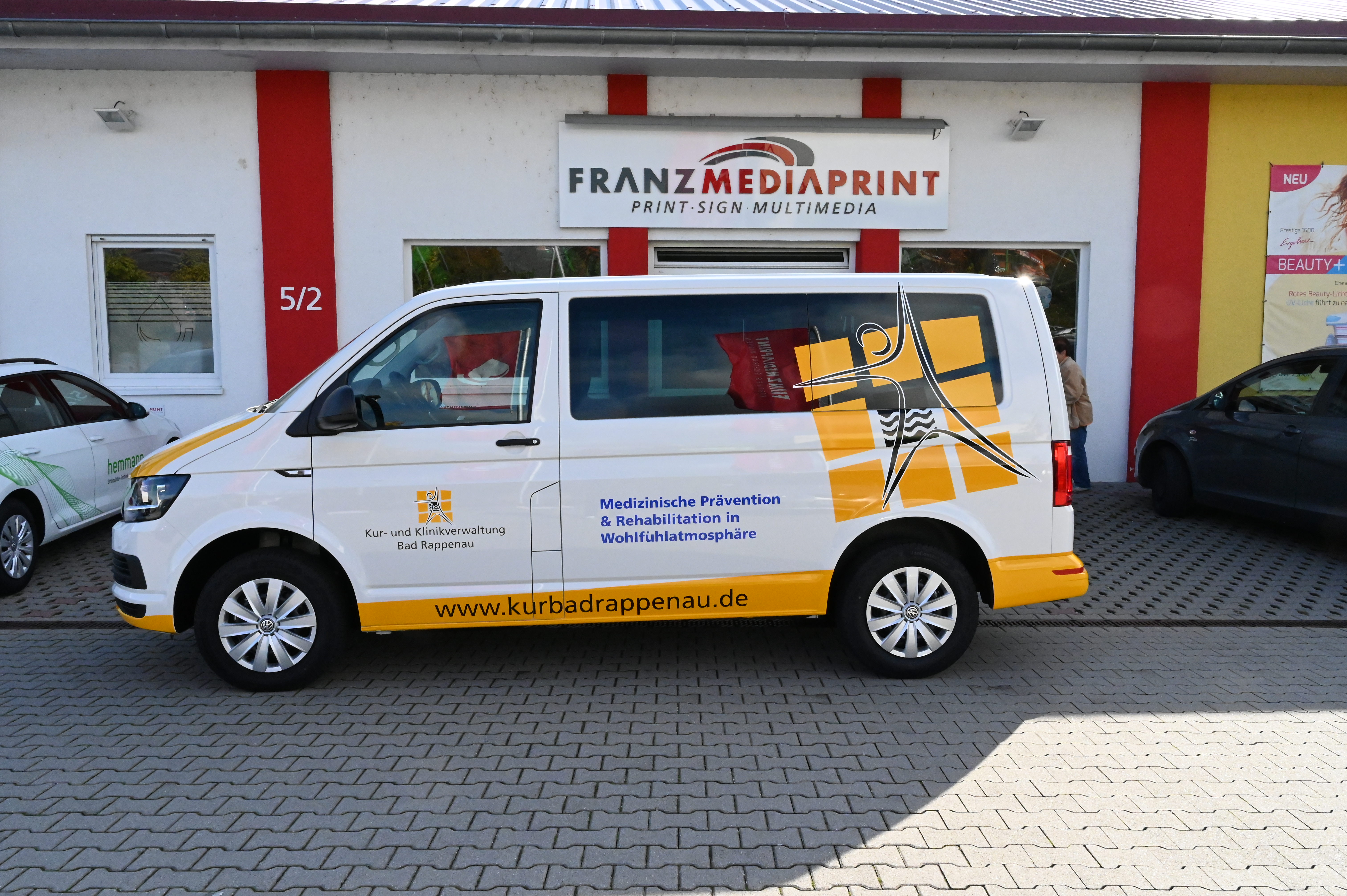 Fahrzeugbeschriftung Kur Bad Rappenau