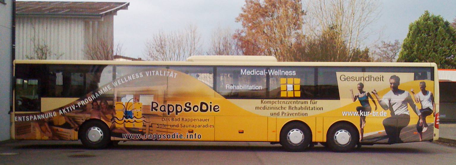 Busbeschriftung Rappsodie Bad Rappenau