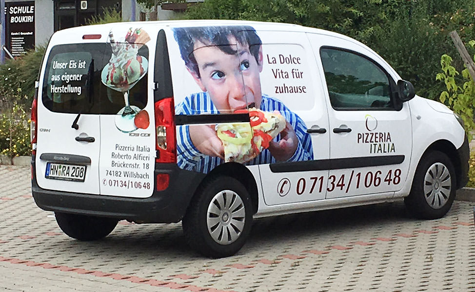 Fahrzeugbeschriftung La Dolce Vita