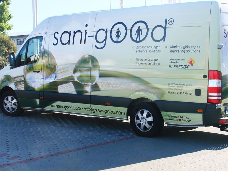 Fahrzeug-Vollverklebung Sani-Good
