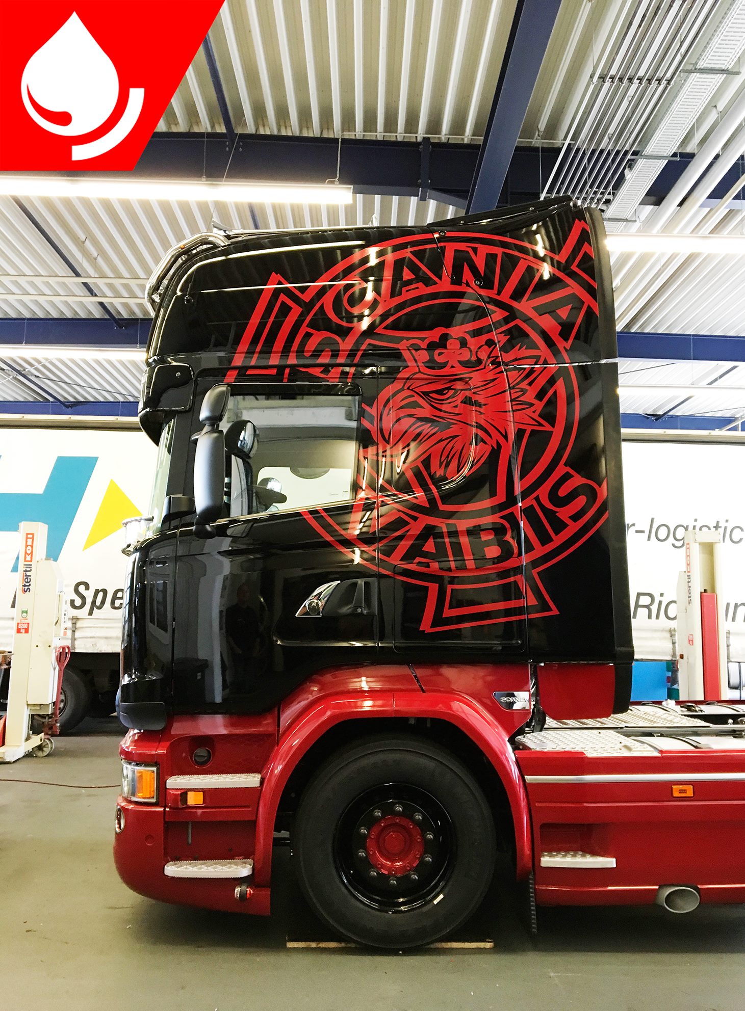 LKW Beschriftung Scania