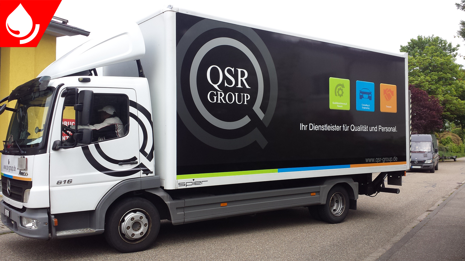 LKW Beschriftung QSR Group