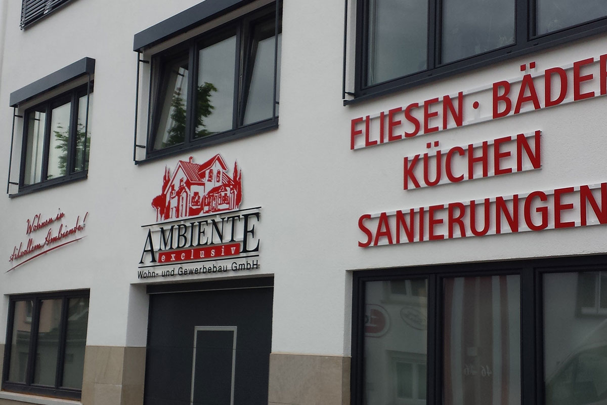 Aussenwerbung Ambiente Wohnbau