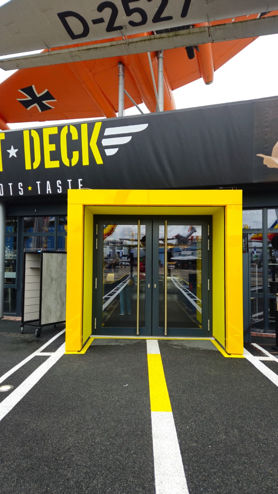 Licht-Eingangsportal Gastronomie Technik Museum