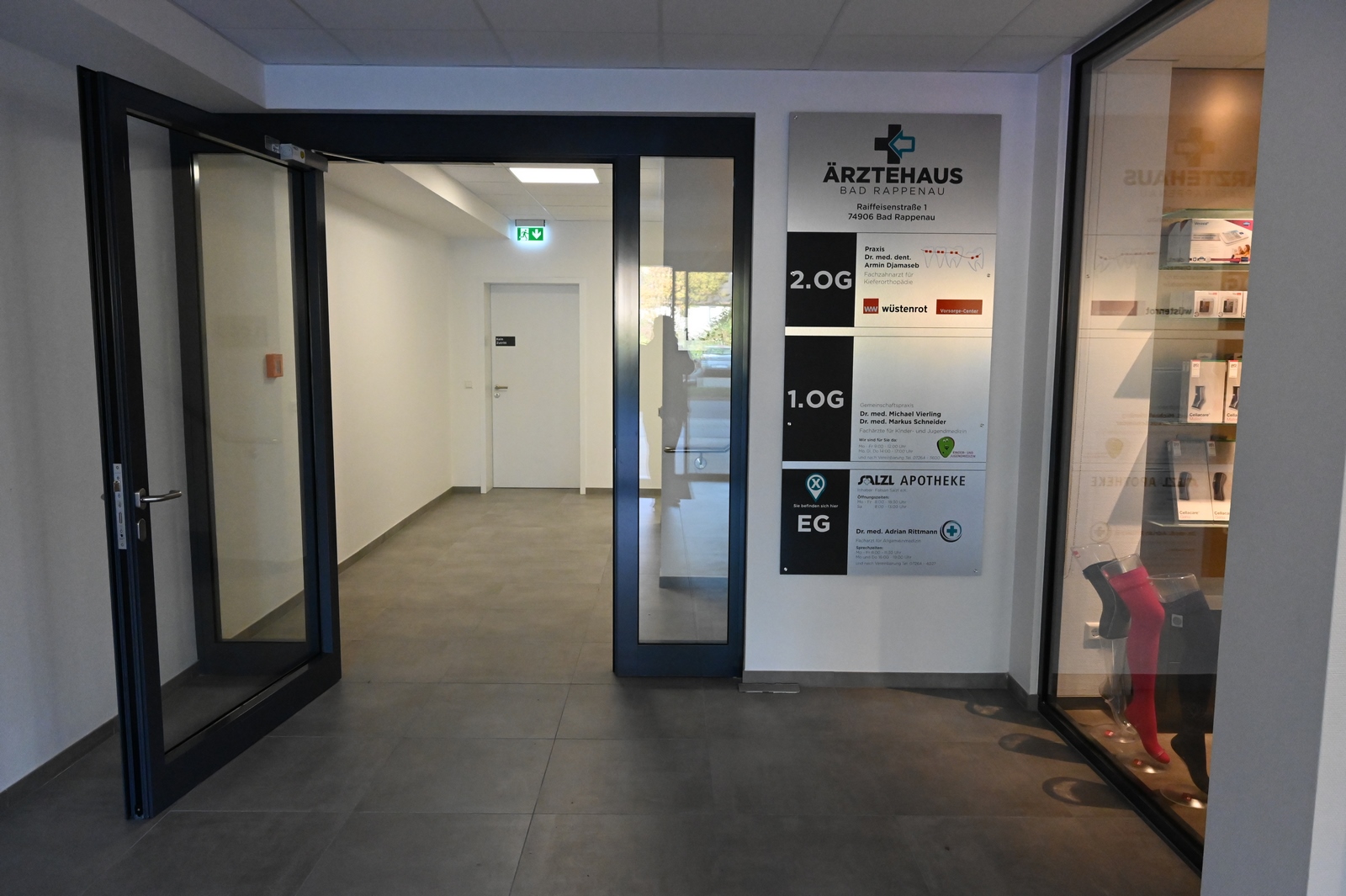 Leitsystem Ärztehaus Bad Rappenau