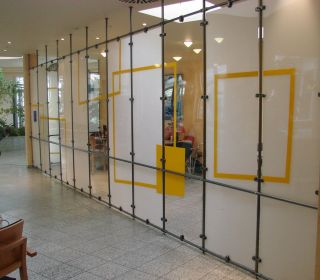 Folierung Trennwände Kur Bad Rappenau