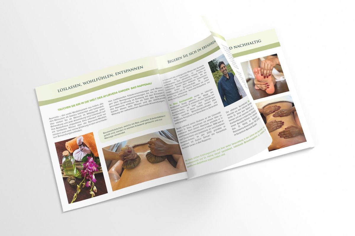 Ayurveda Imagebroschüre Bad Rappenau