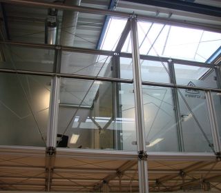 Folierung Messehalle