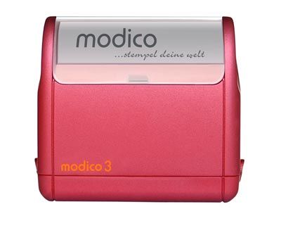 Modico 3 Stempel rot