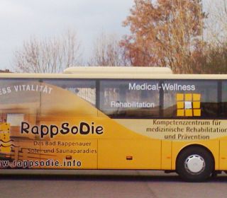 Busbeschriftung Rappsodie Bad Rappenau