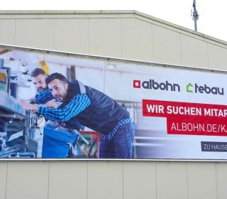 XXL Bannerrahmen AlBohn Sinsheim