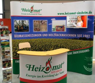 Messestand Heizomat Sinsheim