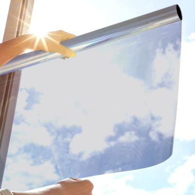 Sonnenschutzfolie SOL-35XP silber mittel
