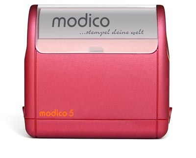 Modico 5 Stempel rot