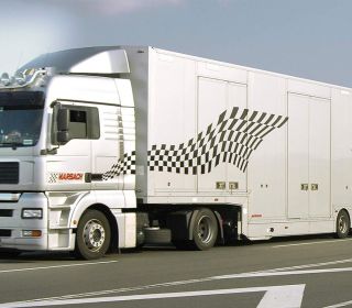 LKW-Flotte Spedition Marbach