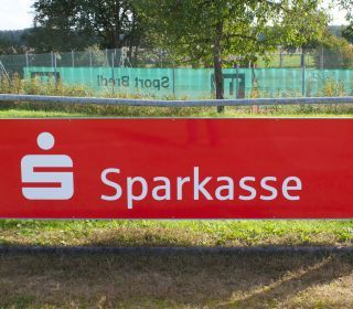 Bandenwerbung Sparkasse