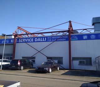 Aussenwerbung KFZ Service Dalli Bad Friedrichshall